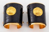 YVES SAINT LAURENT GOLD-TONE &