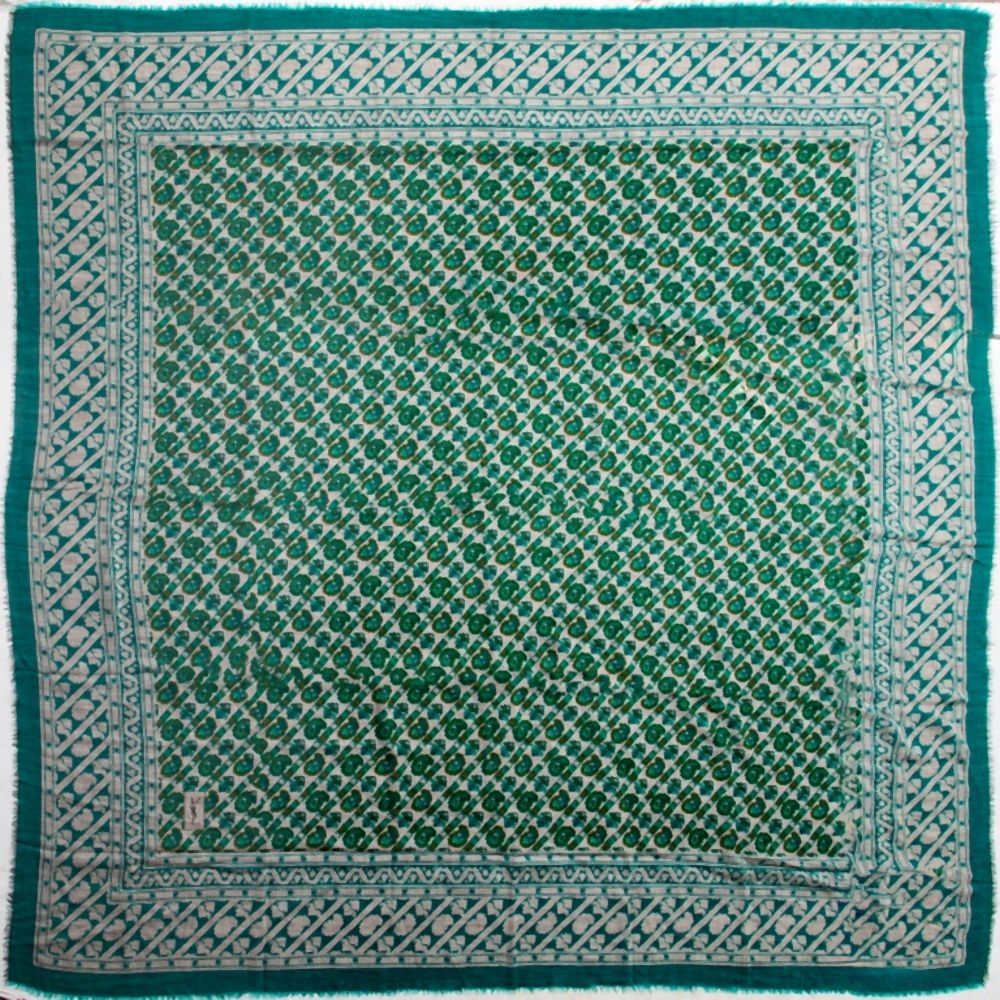 YVES SAINT LAURENT SILK-BLEND SCARF