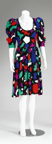 Yves Saint Laurent silk grosgr