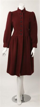 Yves Saint Laurent wool felt c