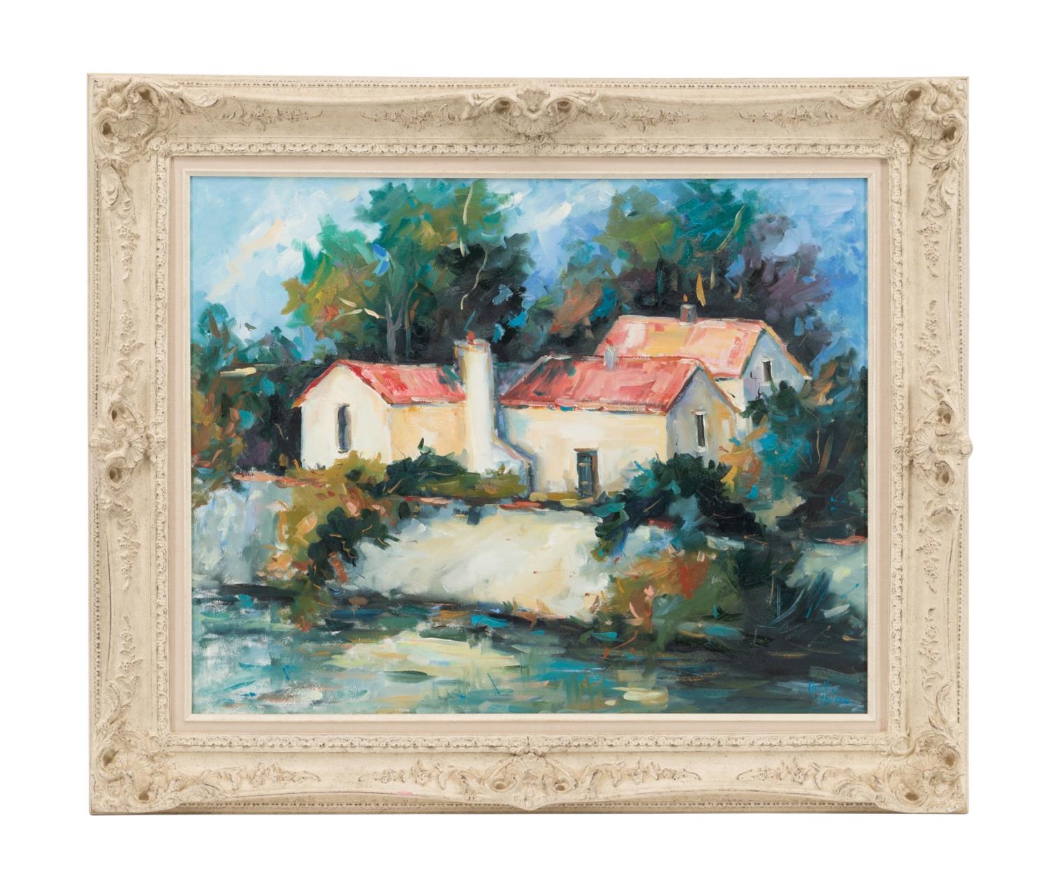 YVETTE STURGIS, COTTAGE SCENE,