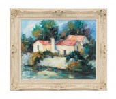 YVETTE STURGIS, COTTAGE SCENE,