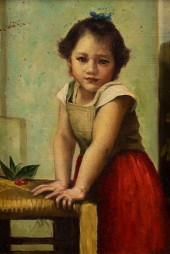 YVONNE II&#039; PORTRAIT O/B A