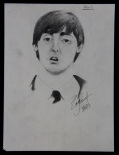 Zac Sally Signed Drawing of Pa