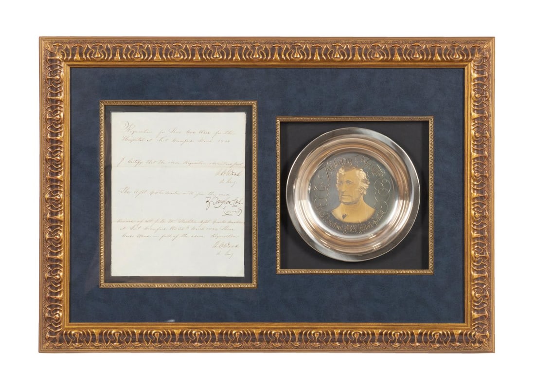 ZACHARY TAYLOR SIGNED REQUISITION &