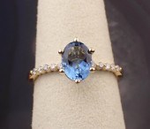 ZANDRITE, DIAMOND AND FOURTEEN