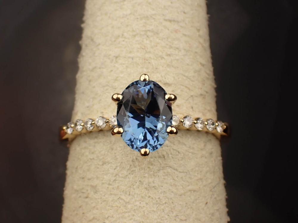 ZANDRITE, DIAMOND AND FOURTEEN