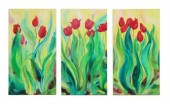 ZANNE CHRISTENSEN RED TULIPS T