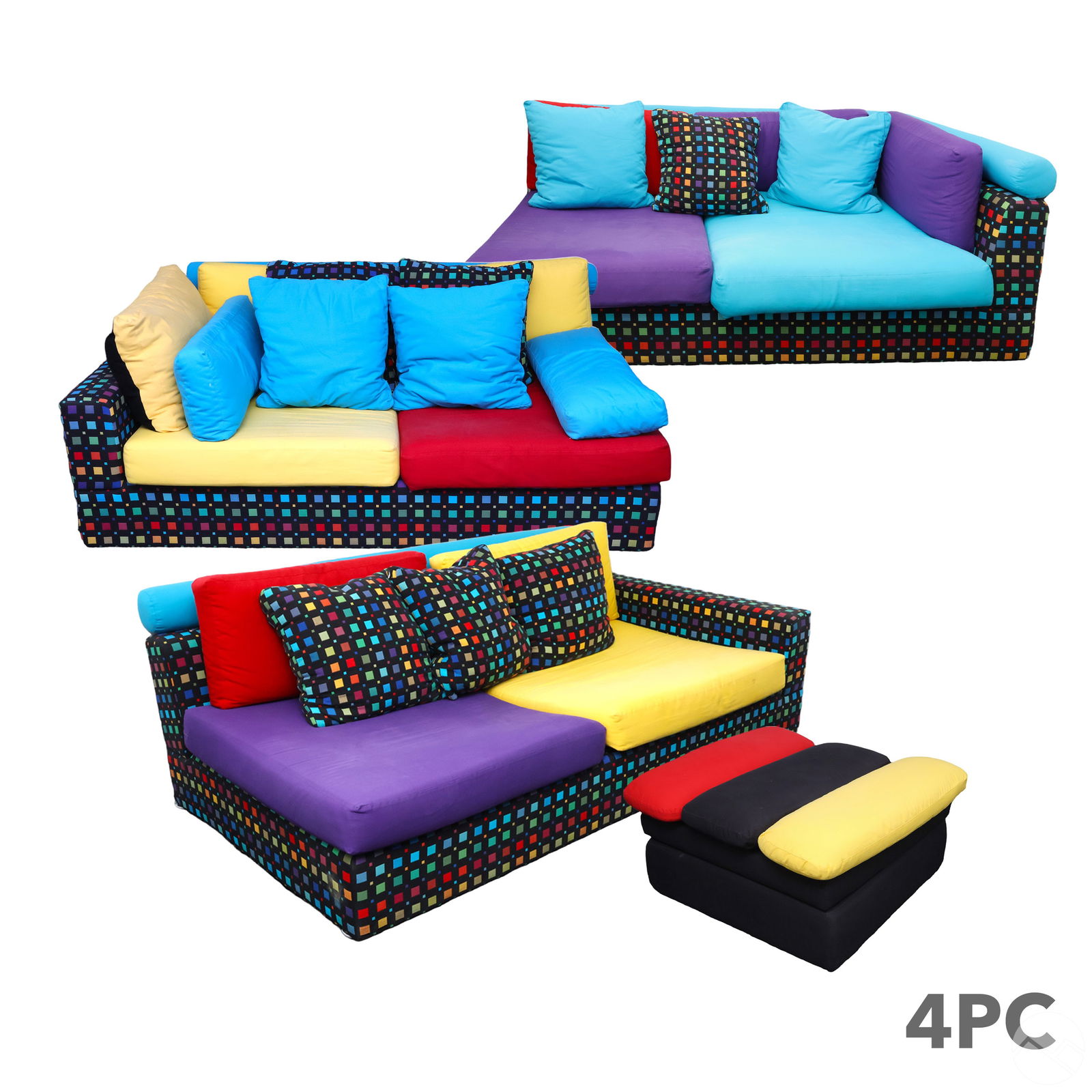 ZANOTTA ITALIAN MEMPHIS STYLE 4PC