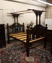 ZANZIBAR CANOPY BED WITH RAILS