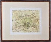 ZAO WOU-KI SIGNED LITHOGRAPH I
