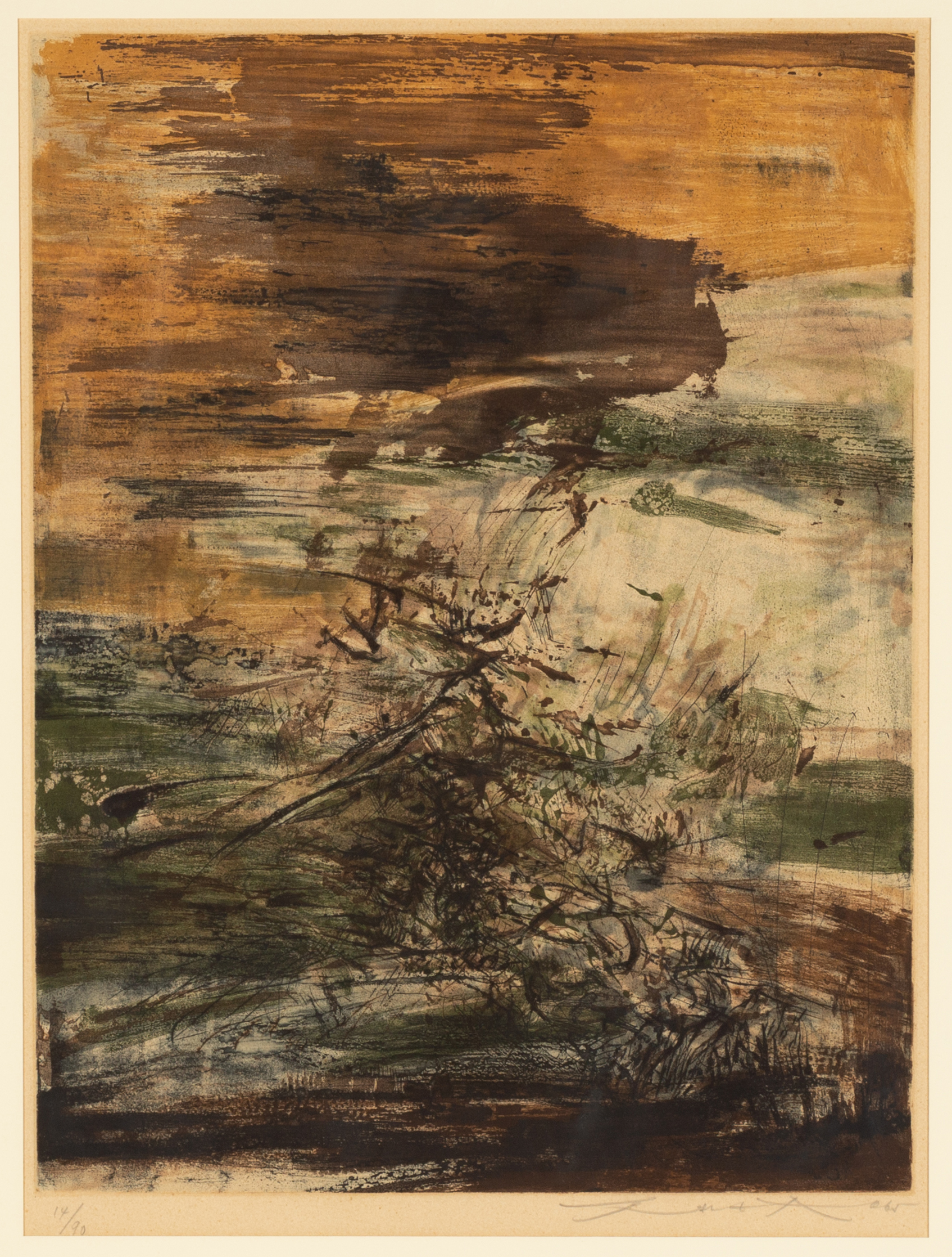 ZAO WOU-KI (ZHAO WUJI,