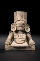 Zapotec Figural Urn,  Mexico,