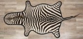 ZEBRA HIDE RUGZebra hide rug,