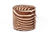 ZEBRA SKIN HASSOCKZEBRA SKIN H