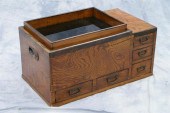 Zelkova wood hibachi, 30' wide