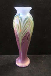 ZELLIQUE ART GLASS PULLED FEAT