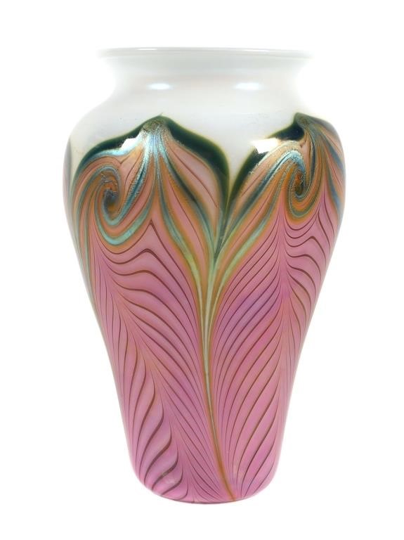 ZELLIQUE ART GLASS VASEZellique