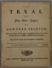 ZENGER, JOHN PETER. THE TRYAL
