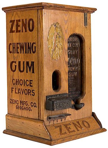 ZENO MFG. CO. 1 CENT CHEWING GUM