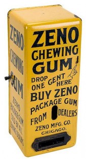 ZENO MFG. CO. 1 CENT CHEWING G