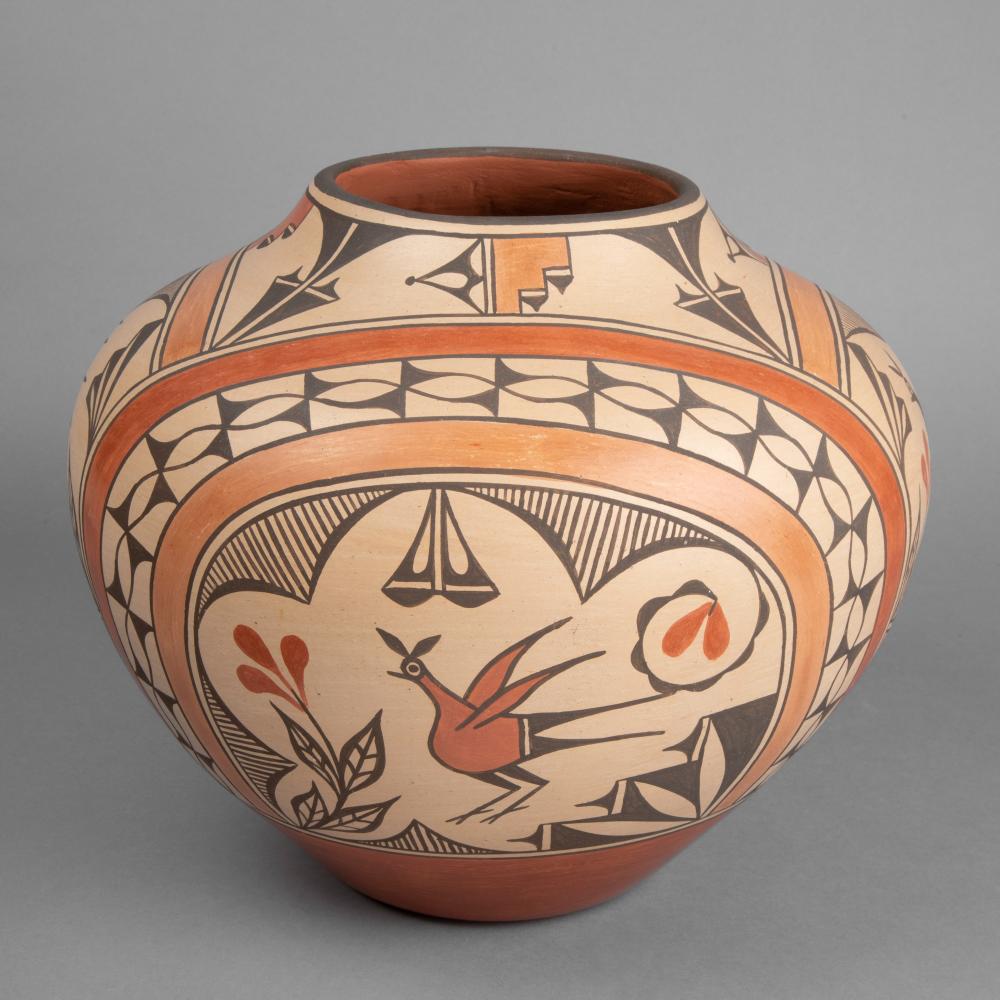 ZIA, LOIS MEDINA, POLYCHROME JAR,