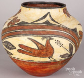 ZIA PUEBLO INDIAN POTTERY OLLA