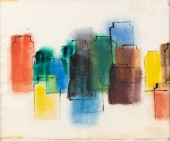 ZILLA SUSSMAN ABSTRACT MULTI-C