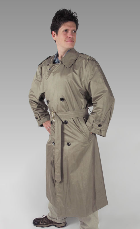 ZILLI LUXURY MENS FUR LINED RAIN