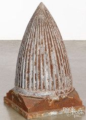 ZINC ARCHITECTURAL CAP, CA. 19