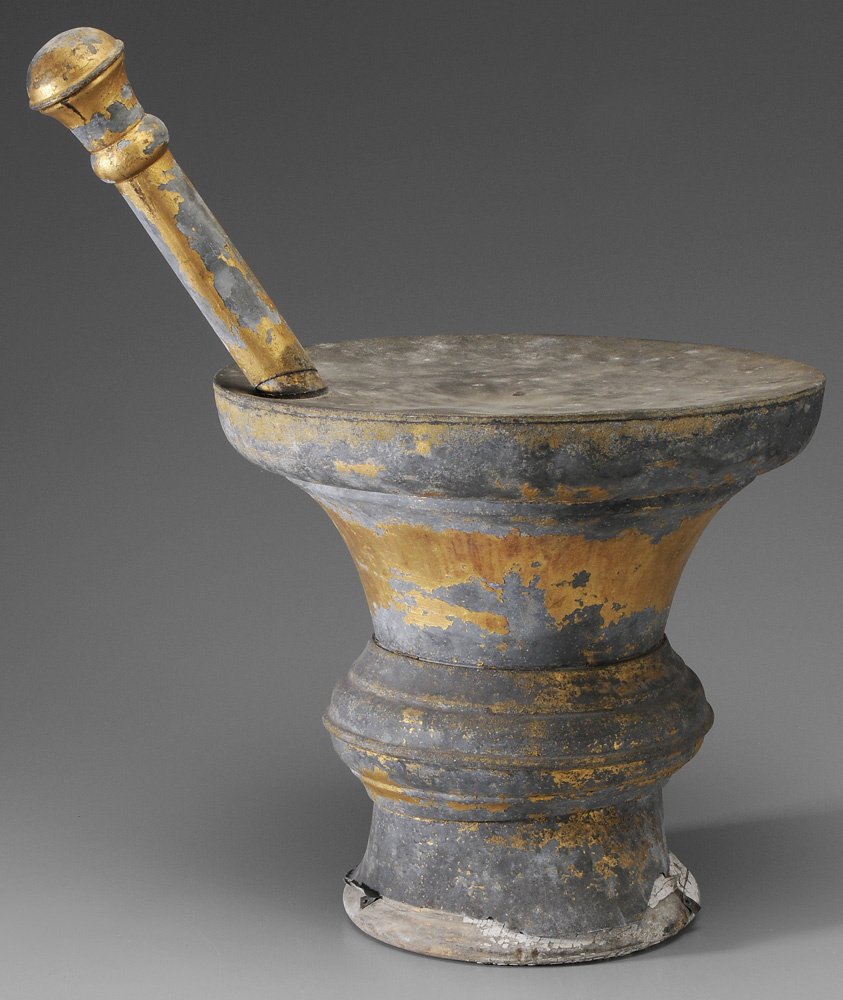 Zinc Mortar and Pestle Apothecary