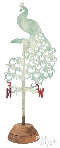ZINC PEACOCK WEATHERVANE, MID