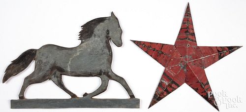 ZINC RUNNING HORSE MAILBOX