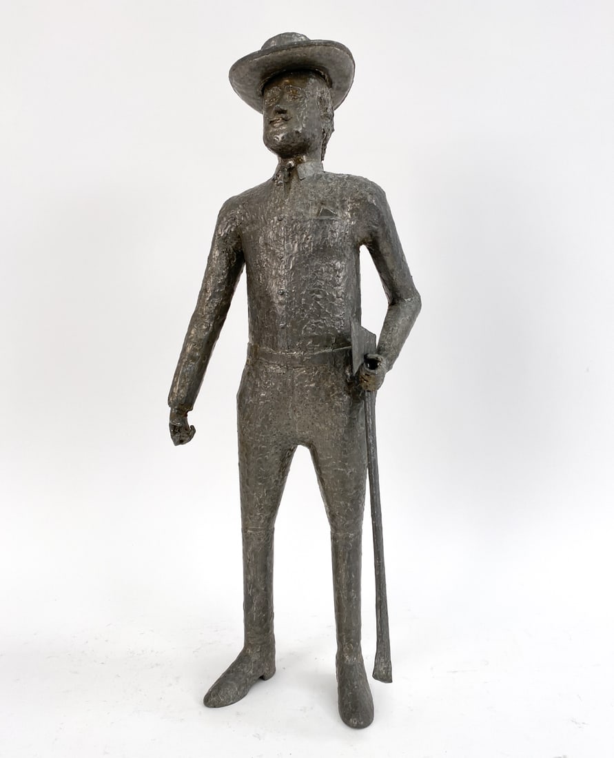 ZINC SCULPTURE OF PAUL