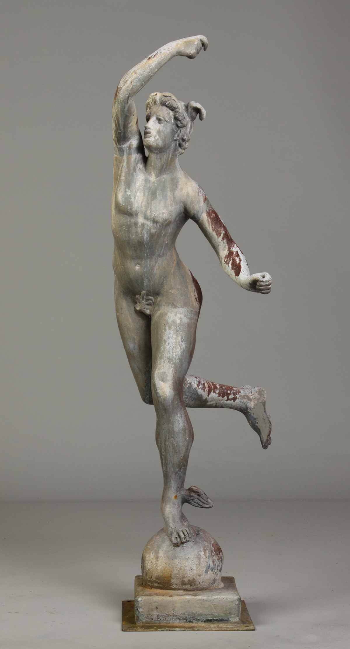 Zinc Statue of Mercury Very good.