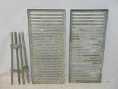 ZINC TWO TIER SLATTED TABLE, T