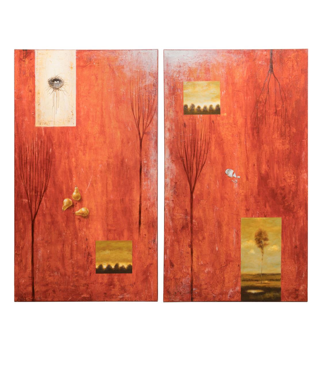ZOE HERSEY "AGE TO AGE" MIXED MEDIA