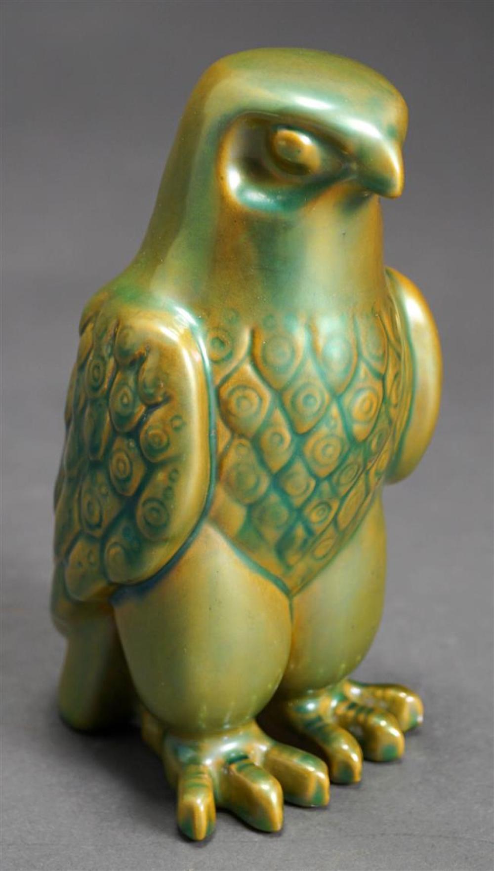 ZSOLNAY ART GLASS FIGURE OF A