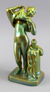 ZSOLNAY EOSIN-GLAZED EROTIC FI