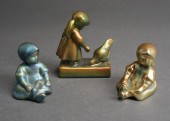 ZSOLNAY GOLD AND BLUE IRIDESCE