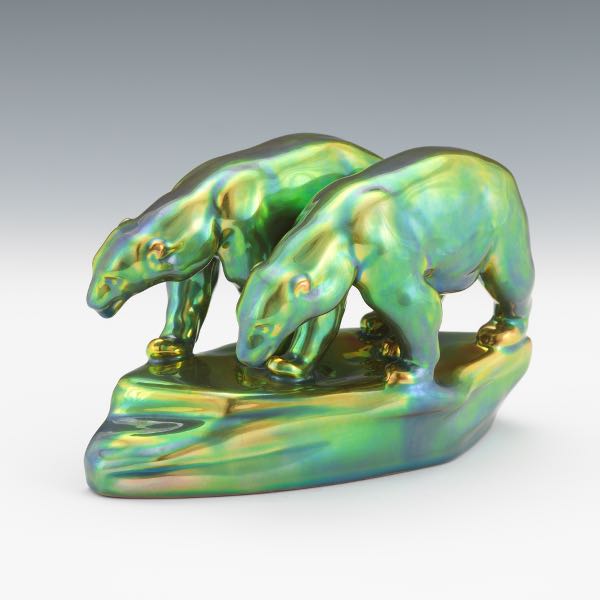 ZSOLNAY HUNGARY IRIDESCENT POLAR
