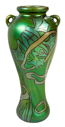 ZSOLNAY PéCS ART NOUVEAU FROG