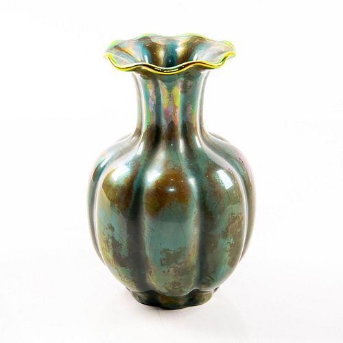 ZSOLNAY PECS IRIDESCENT GREEN EOSIN