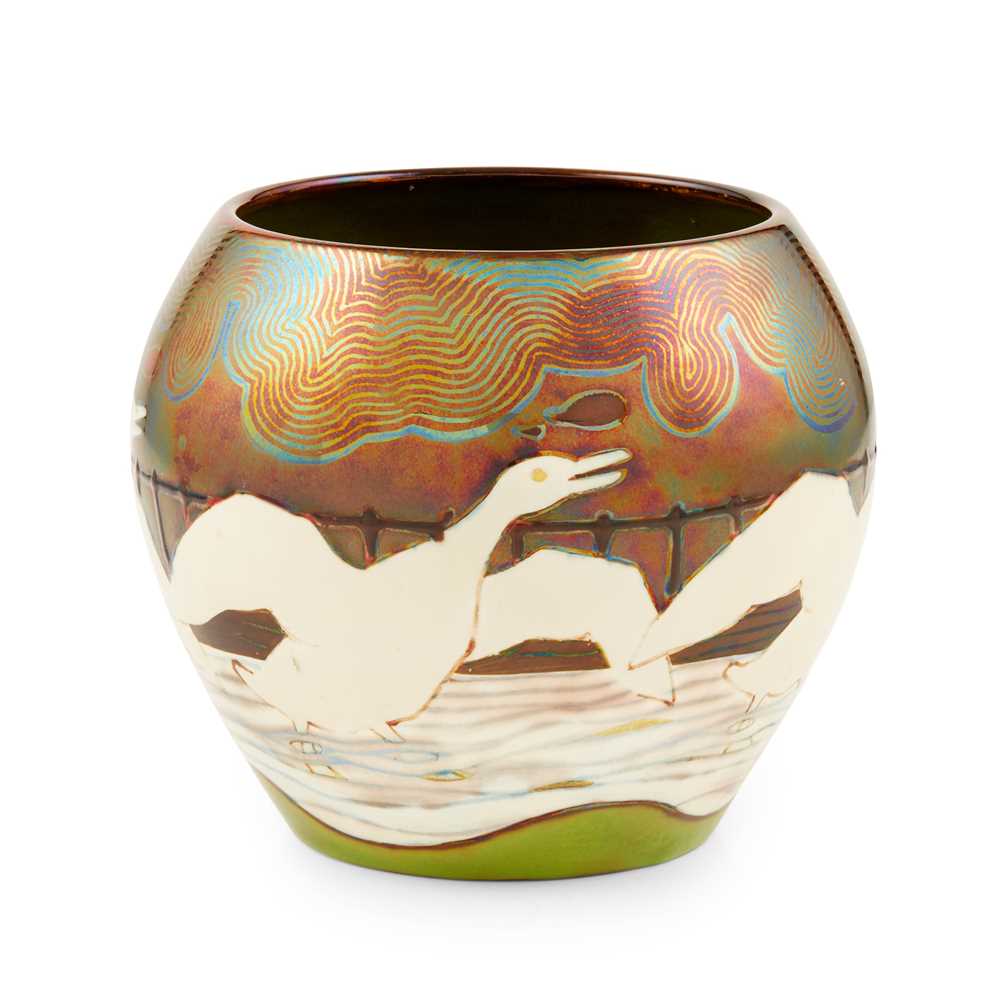 ZSOLNAY, PÉCS VASE, CIRCA 1905