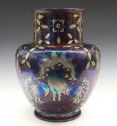 ZSOLNAY POTTERY VASEAn Early 2