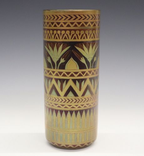 ZSOLNAY POTTERY VASEAn Egyptian