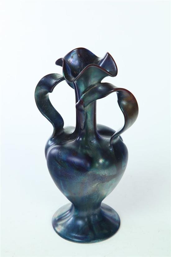 ZSOLNAY VASE.  Austria  1st