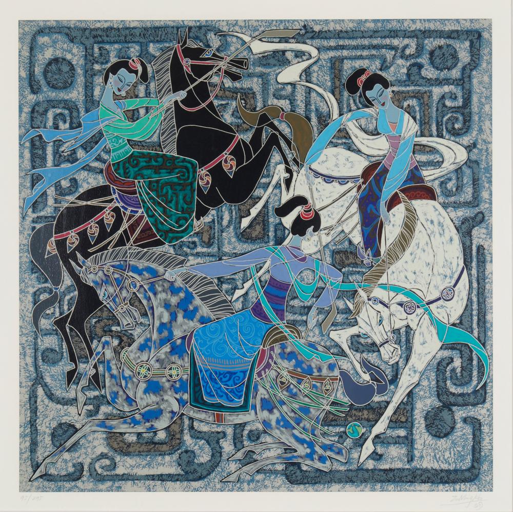 ZU MING HO (B. 1949), "MAQUI POLO,"