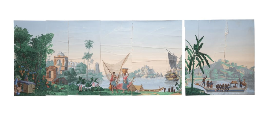 ZUBER ET CIE 'HINDUSTAN' SCENIC