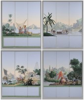 Zuber Twelve-Panel Block-Print